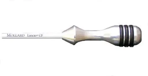 Mollard Batons Lancio 12 inch Baton - Silver Prix Cassé